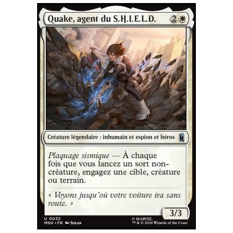 (Foil) Blanche - Quake, agent du S.H.I.E.L.D. (U) [MSH]
