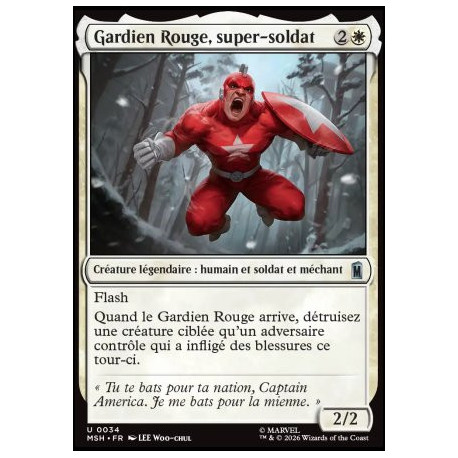 (Foil) Blanche - Gardien Rouge, super-soldat (U) [MSH]