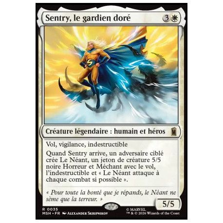 (Foil) Blanche - Sentry, le gardien doré (V1) (R) [MSH]