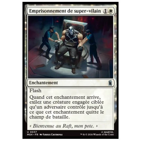 (Foil) Blanche - Emprisonnement de super-vilain (U) [MSH]