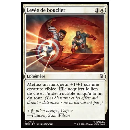 (Foil) Blanche - Levée de bouclier (V1) (C) [MSH]