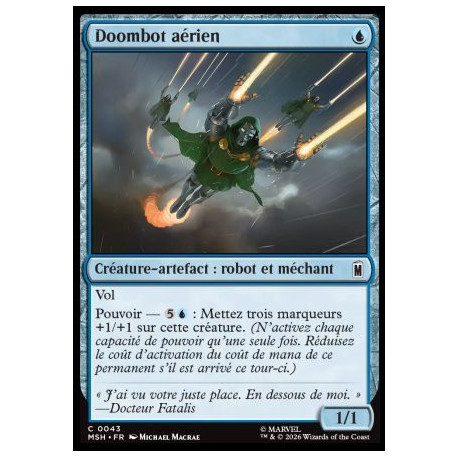 (Foil) Bleue - Doombot aérien (C) [MSH]