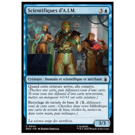 (Foil) Bleue - Scientifiques d'A.I.M. (C) [MSH]