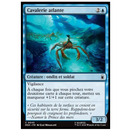 (Foil) Bleue - Cavalerie atlante (C) [MSH]