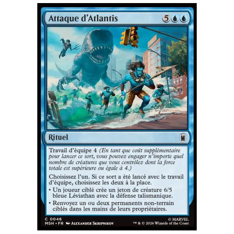 (Foil) Bleue - Attaque d'Atlantis (C) [MSH]