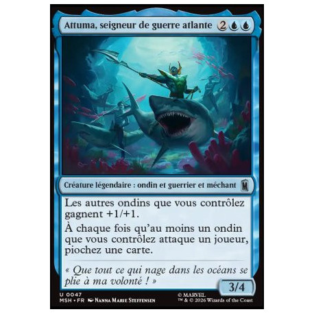 (Foil) Bleue - Attuma, seigneur de guerre atlante (U) [MSH]