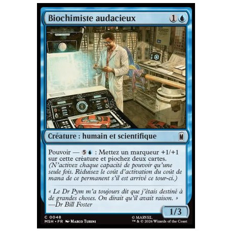 (Foil) Bleue - Biochimiste audacieux (C) [MSH]