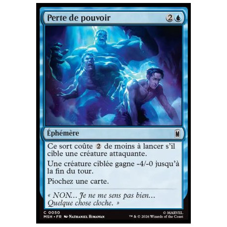 (Foil) Bleue - Perte de pouvoir (C) [MSH]