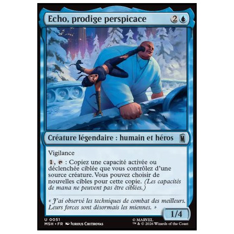(Foil) Bleue - Echo, prodige perspicace (U) [MSH]
