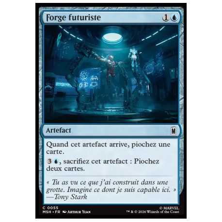 (Foil) Bleue - Forge futuriste (C) [MSH]