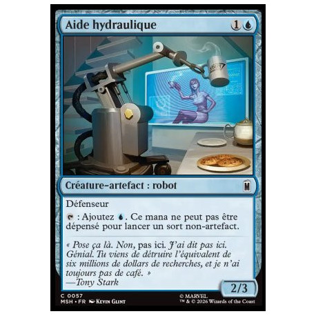 (Foil) Bleue - Aide hydraulique (C) [MSH]