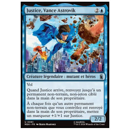 (Foil) Bleue - Justice, Vance Astrovik (U) [MSH]