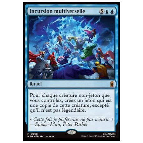(Foil) Bleue - Incursion multiverselle (V1) (M) [MSH]