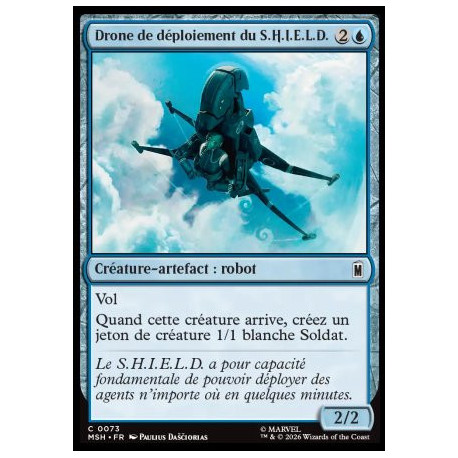 (Foil) Bleue - Drone de déploiement du S.H.I.E.L.D. (C) [MSH]