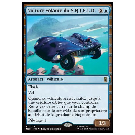 (Foil) Bleue - Voiture volante du S.H.I.E.L.D. (R) [MSH]