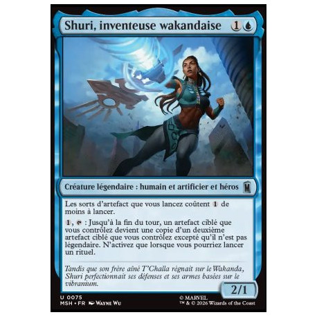 (Foil) Bleue - Shuri, inventeuse wakandaise (U) [MSH]
