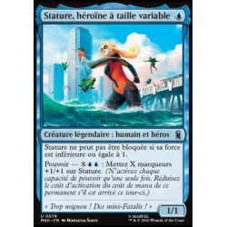 (Foil) Bleue - Stature, héroïne à taille variable (U) [MSH]