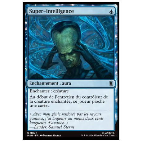 (Foil) Bleue - Super-intelligence (U) [MSH]
