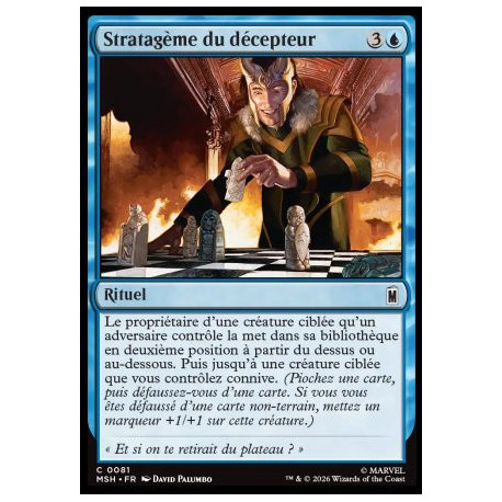 (Foil) Bleue - Stratagème du décepteur (C) [MSH]