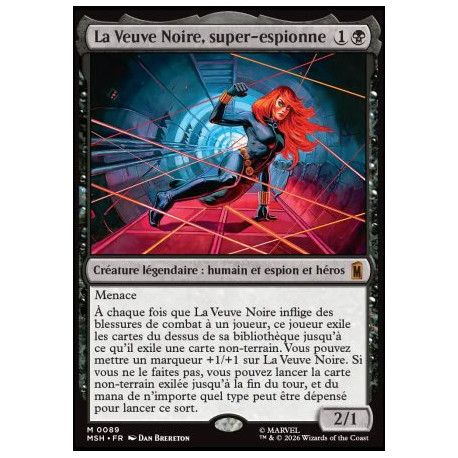 (Foil) Noire - La Veuve Noire, super-espionne (V1) (M) [MSH]