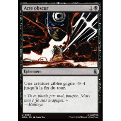 (Foil) Noire - Acte obscur (U) [MSH]