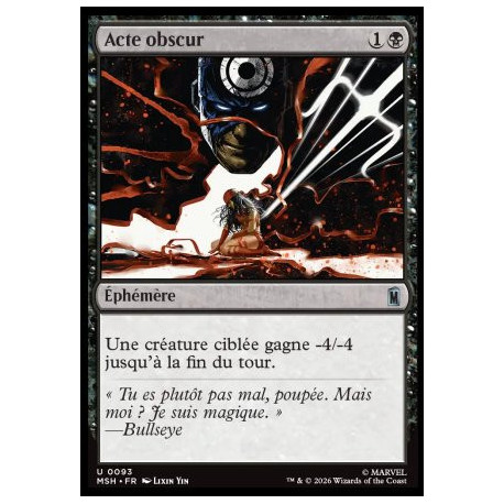 (Foil) Noire - Acte obscur (U) [MSH]