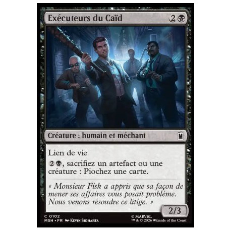 (Foil) Noire - Exécuteurs du Caïd (C) [MSH]