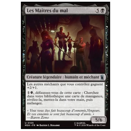 (Foil) Noire - Les Maîtres du mal (U) [MSH]