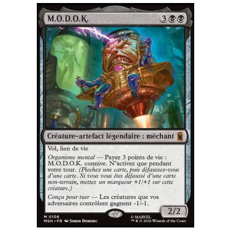 (Foil) Noire - M.O.D.O.K. (M) [MSH]