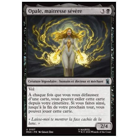 (Foil) Noire - Opale, maîtresse sévère (U) [MSH]