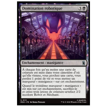 (Foil) Noire - Domination robotique (U) [MSH]