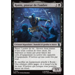 (Foil) Noire - Ronin, pisteur de l'ombre (U) [MSH]