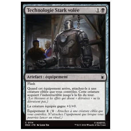 (Foil) Noire - Technologie Stark volée (C) [MSH]