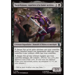 (Foil) Noire - Swordsman, vaurien à la lame acérée (U) [MSH]