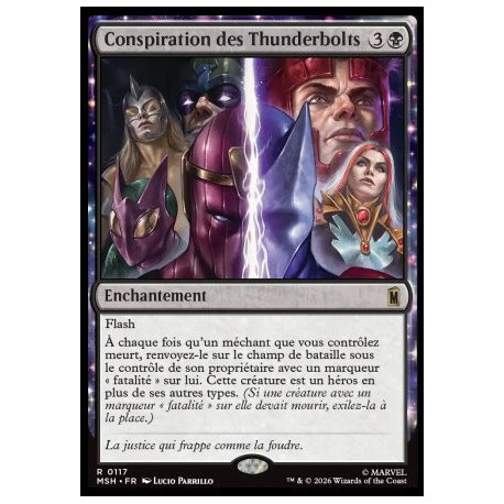 (Foil) Noire - Conspiration des Thunderbolts (R) [MSH]