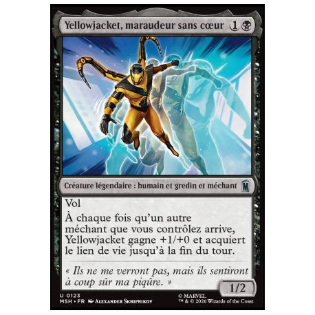 (Foil) Noire - Yellowjacket, maraudeur sans cœur (U) [MSH]