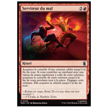 (Foil) Rouge - Serviteur du mal (U) [MSH]