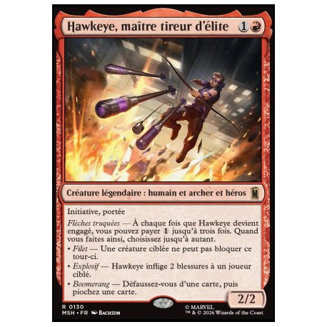 (Foil) Rouge - Hawkeye, maître tireur d'élite (V1) (R) [MSH]