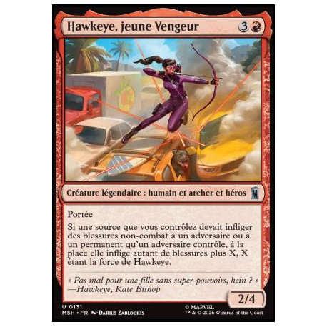 (Foil) Rouge - Hawkeye, jeune Vengeur (U) [MSH]