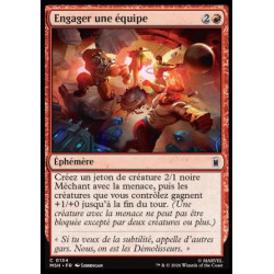 (Foil) Rouge - Engager une équipe (C) [MSH]