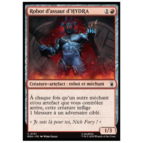 (Foil) Rouge - Robot d'assaut d'HYDRA (C) [MSH]
