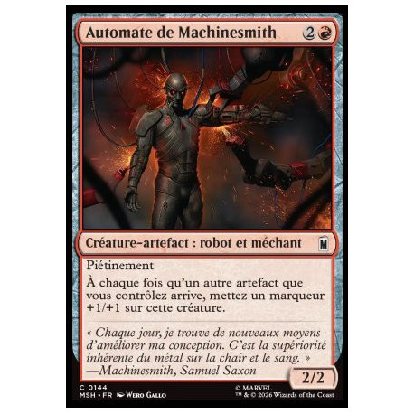(Foil) Rouge - Automate de Machinesmith (C) [MSH]