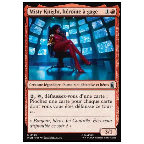 (Foil) Rouge - Misty Knight, héroïne à gage (U) [MSH]