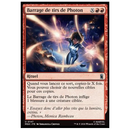 (Foil) Rouge - Barrage de tirs de Photon (U) [MSH]
