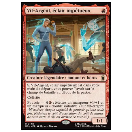 (Foil) Rouge - Vif-Argent, éclair impétueux (R) [MSH]