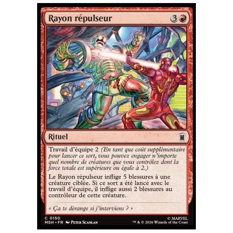 (Foil) Rouge - Rayon répulseur (C) [MSH]