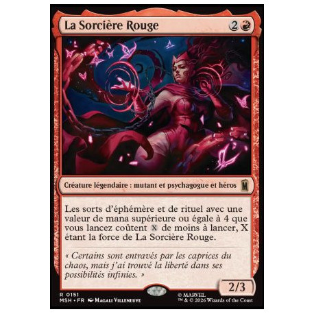 (Foil) Rouge - La Sorcière Rouge (V1) (R) [MSH]