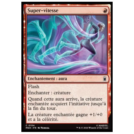 (Foil) Rouge - Super-vitesse (C) [MSH]