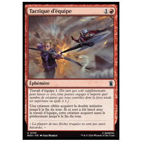 (Foil) Rouge - Tactique d'équipe (U) [MSH]