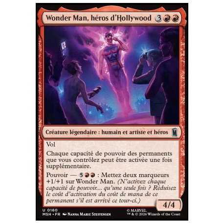 (Foil) Rouge - Wonder Man, héros d'Hollywood (U) [MSH]